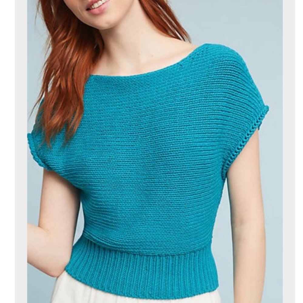 NWT🎁 ANTHRO Moss | Knit Boatneck Sweater